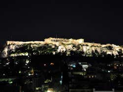 Acropolis al anochecer