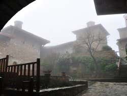 Meteora, interior de un monasterio