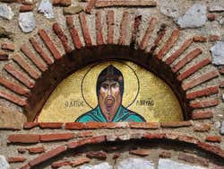 Monasterio de Osiou Louka, mosaico