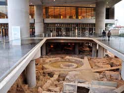 Museo de la Acropolis, excavaciones