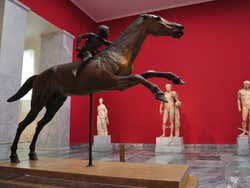 Museo Arqueologico de Atenas, caballo y jinete