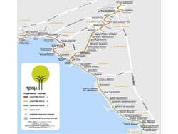 Plano tranvía de Atenas