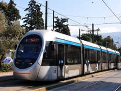 Tranvía en Atenas
